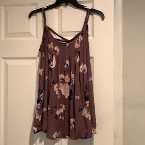 Torrid, size 0, purple tank top